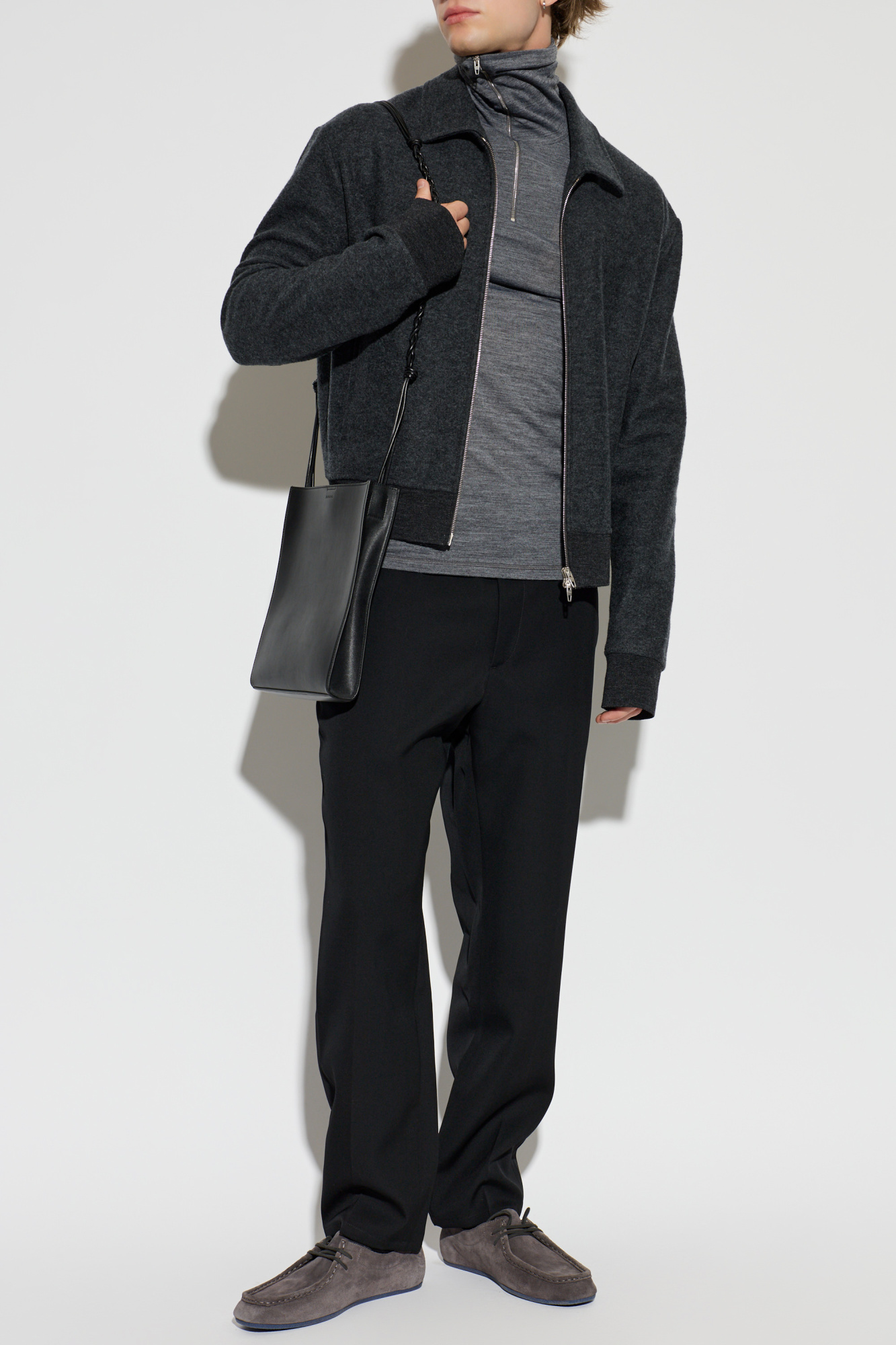JIL SANDER Sweater with a zip collar | Men's | Vitkac